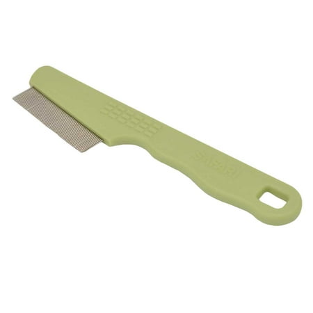 Safari Flea Comb for Long-Haired Dogs - Coastal Pet Dog Flea Comb, Plastic Handle