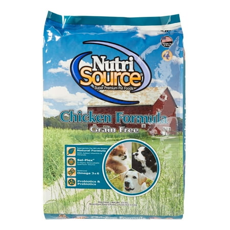 NutriSource Grain Free Chicken & Pea Dry Dog Food - 15 lb Bag