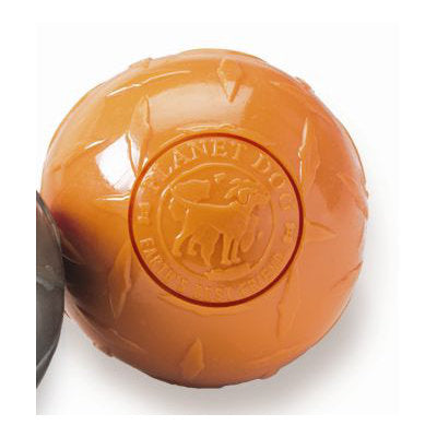 Planet Dog Orbee-Tuff Diamond Plate Dog Ball  Orange  Small