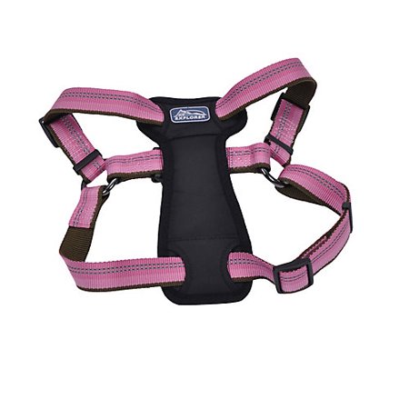 K9 Explorer Reflective Dog Harness Large Rosebud