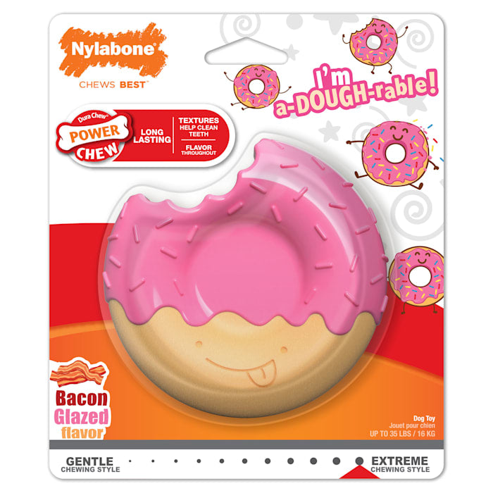 Nylabone NDO103P Nyla Donut Regular Durachew Dog Toy
