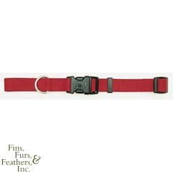 Tuff Buckle Adjustable Nylon Collar - Red - 1" (14" to 20...