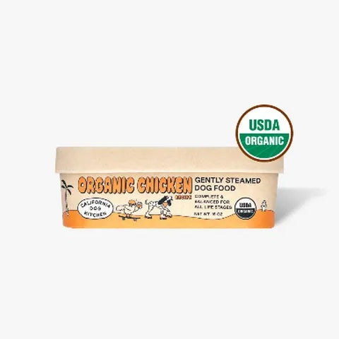 California Dog Kitchen Organic Chicken Recipe Frozen Dog Food - 1lb (16oz)
