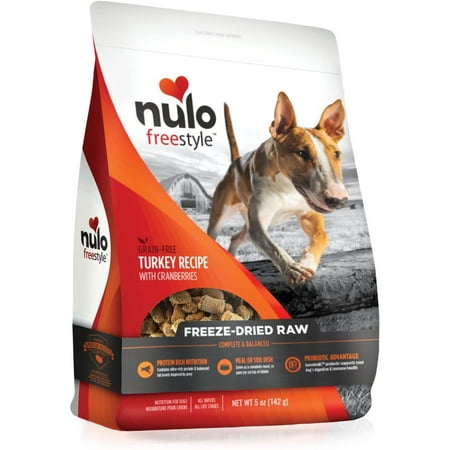 Nulo Freestyle Freeze-Dried Raw Turkey & Cranberries Dog Food, Grain-Free, 5 oz