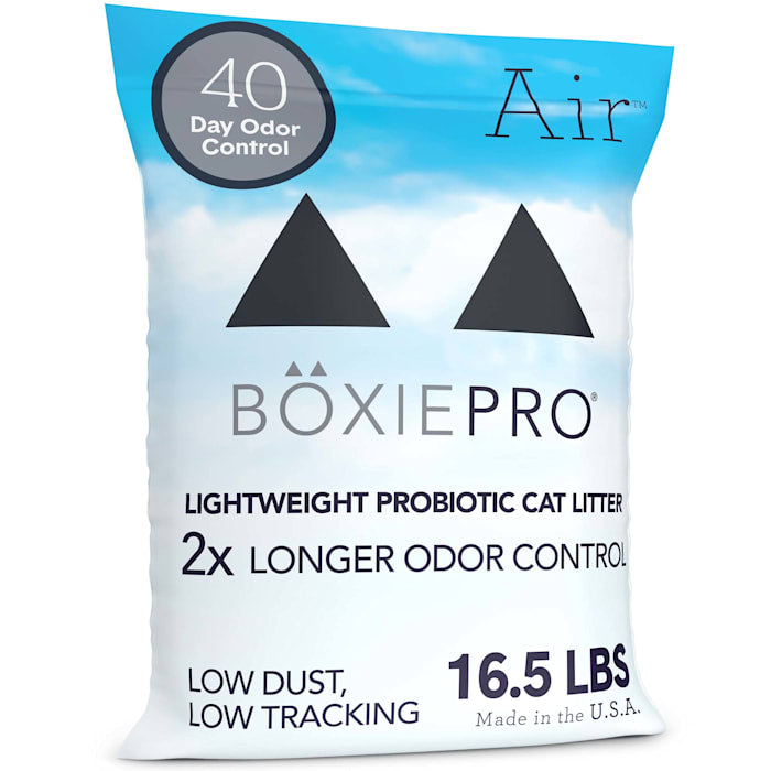 Boxie Pro Cat Litter, Lightweight, Probiotic, 40-Day Odor Control, Clumping, 16.5lb
