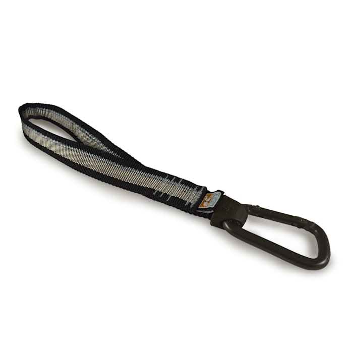 Kurgo Dog Seatbelt Tether with Carabiner - Black, Pet Safety