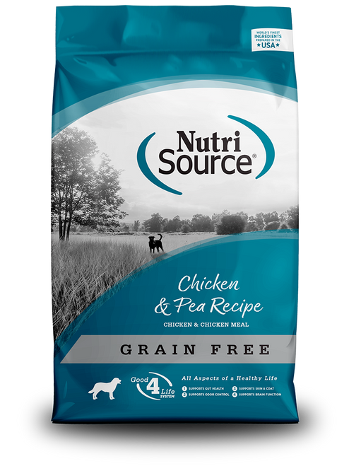 NutriSource Grain Free Large Breed Lamb Meal & Peas Recipe Dry Dog Food (26 lb or 30 lb)