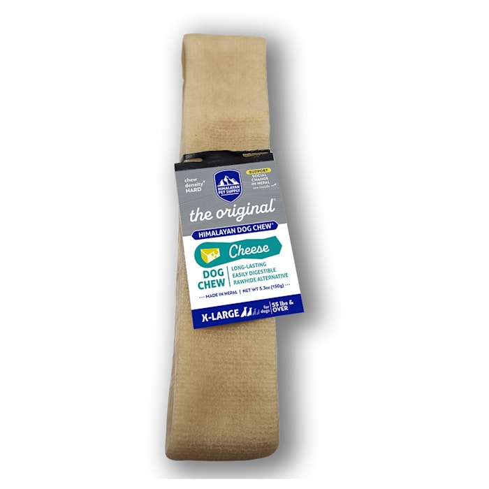 Himalayan Dog Chew Cheese Treat - X-Large Single - Long Lasting Yak Milk Chew