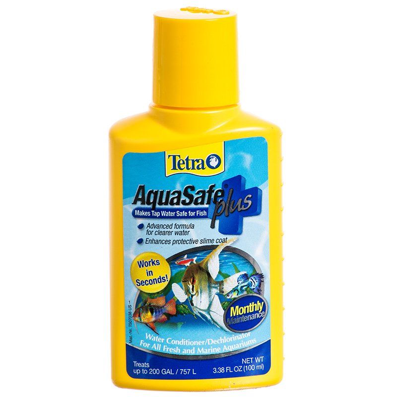 Tetra AquaSafe PLUS Water Conditioner 3.38oz