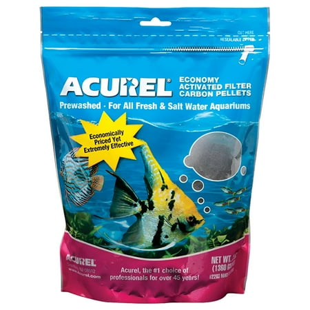 Acurel Economy Activated Filter Carbon Pellets - 3 lbs Aquarium Filter Media