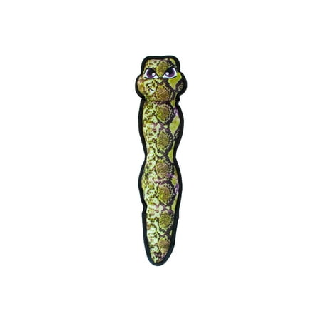Outward Hound Invincibles Tough Skinz Rattlesnake Dog Toy...