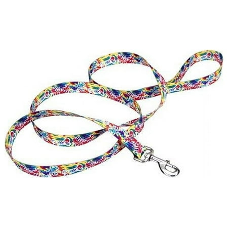 Coastal Style Wildflower Dog Leash - 3/4 inch x 6 ft