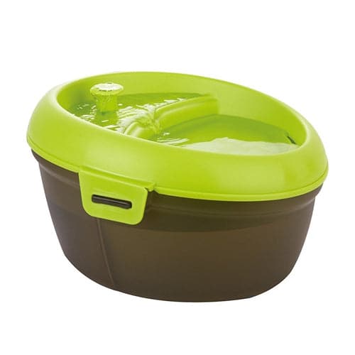 H2O Dog Drinking Fountain - 6L Green - Automatic Pet Water Dispenser