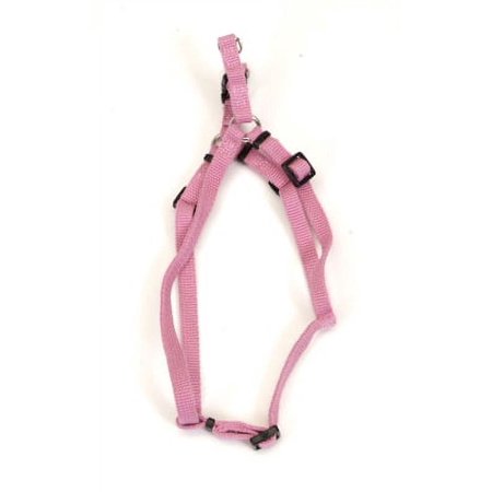 New Earth Soy Comfort Wrap Adjustable Dog Harness, Rose, 5/8" x 16"-24"