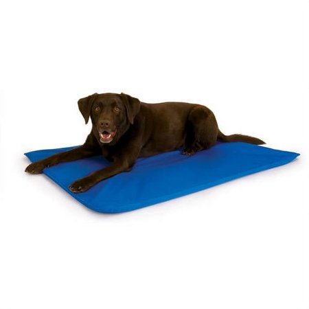 K&H Pet Products Cool Bed III Thermoregulating Pet Bed Large Blue 32" x 44"