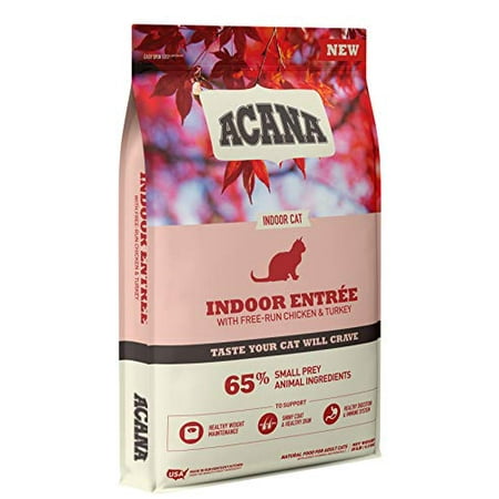 Acana Indoor Entrée Dry Cat Food - Chicken, Turkey & Herring Recipe - 10 lb Bag