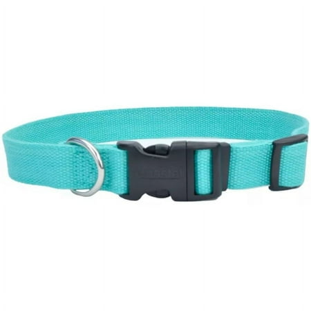 New Earth Soy Adjustable Dog Collar - Mint - 1" x 18-26" - Coastal Pet