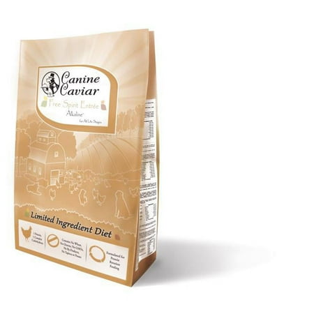 Canine Caviar Free Spirit Chicken & Pearl Millet Dry Dog Food (4.4 lb - 11 lb sizes) Gluten-Free Alkaline Entree