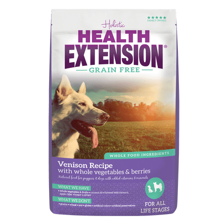 Health Extension Grain Free Venison Recipe Dry Dog Food, ...