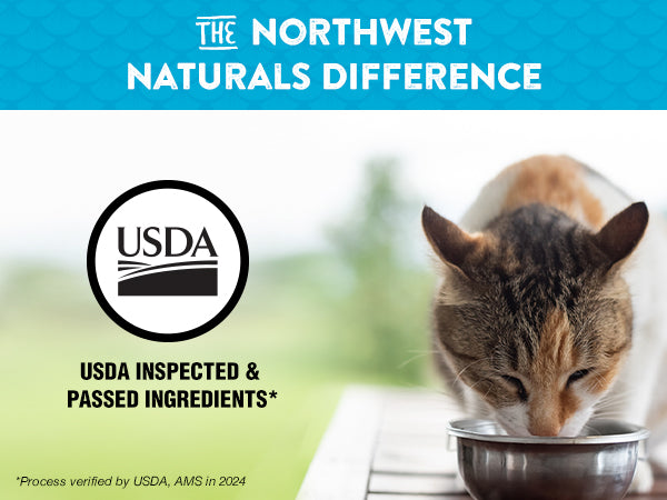 Northwest Naturals Freeze-Dried Rabbit Cat & Kitten Food, 11 oz - Raw, Grain-Free Cat Nibbles
