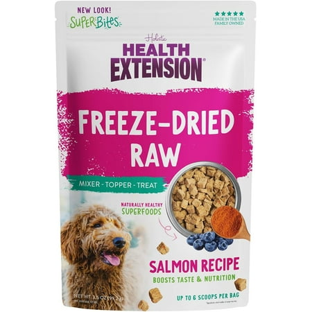 Health Extension Super Bites Freeze-dried Raw Salmon Reci...