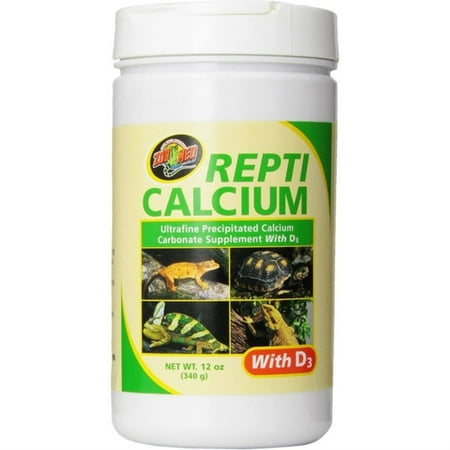 Zoo Med Repti Calcium with D3 - 12 oz - Reptile Supplement
