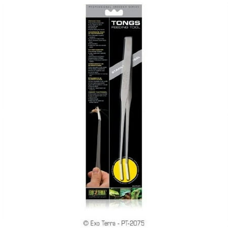 Exo Terra Stainless Steel Feeding Tongs Reptile Tweezers PT2075