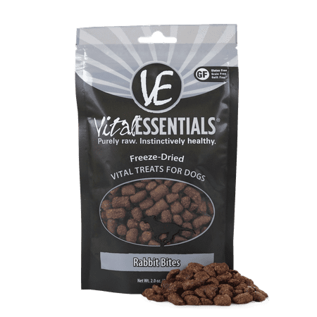 Vital Essentials Rabbit Bites Freeze-Dried Treats 2 oz