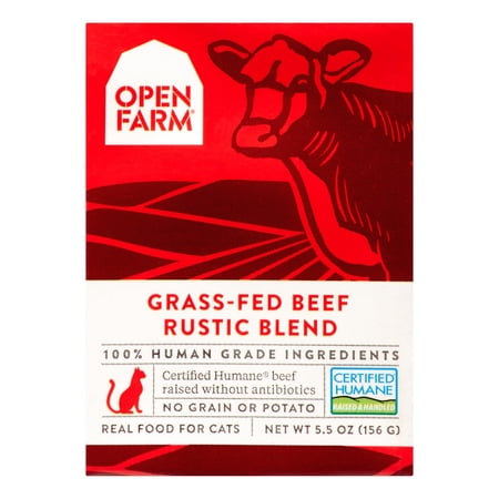 Open Farm Grass-Fed Beef Rustic Cat Stew, 5.5 Oz Pack of 12