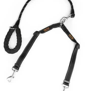 Boss Dog Martingale Collar - Black - S/M (13-18" Adjustable)