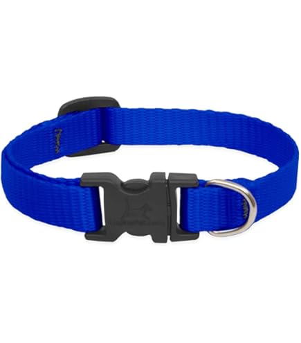 LupinePet Originals 1/2" Dapper Dog Adjustable Collar, 6-9" - Extra Small Dog