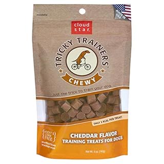 Cloud Star Tricky Trainers Cheddar Flavored Chewy Training Dog Treats 5 Oz