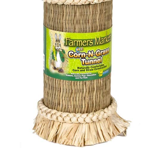 Ware Manufacturing Crunchy Fiber Corn-N-Straw Tunnel Small Pet Hideout