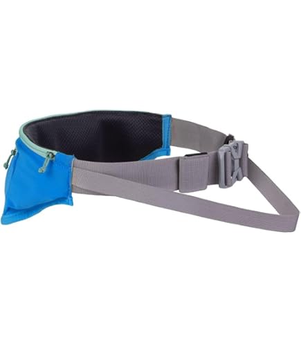 Ruffwear Trail Runner Belt - Hands-Free Dog Leash with Pocket (Blue Pool, L/XL)