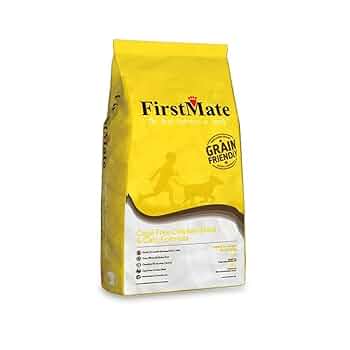 FirstMate Cage-Free Chicken Meal & Oats Formula Dog Food, Grain Friendly, 5 lb