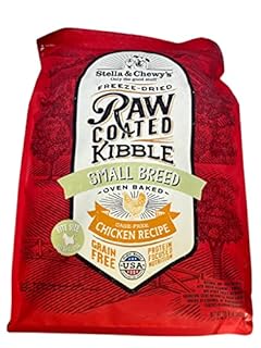 Stella & Chewy's Raw Coated Small Breed Chicken Recipe Dog Food, 10 lb Grain-Free Kibble