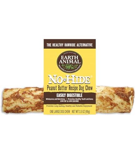 Earth Animal No-Hide Venison Dog Chew - Large, 11 inch, Rawhide Alternative