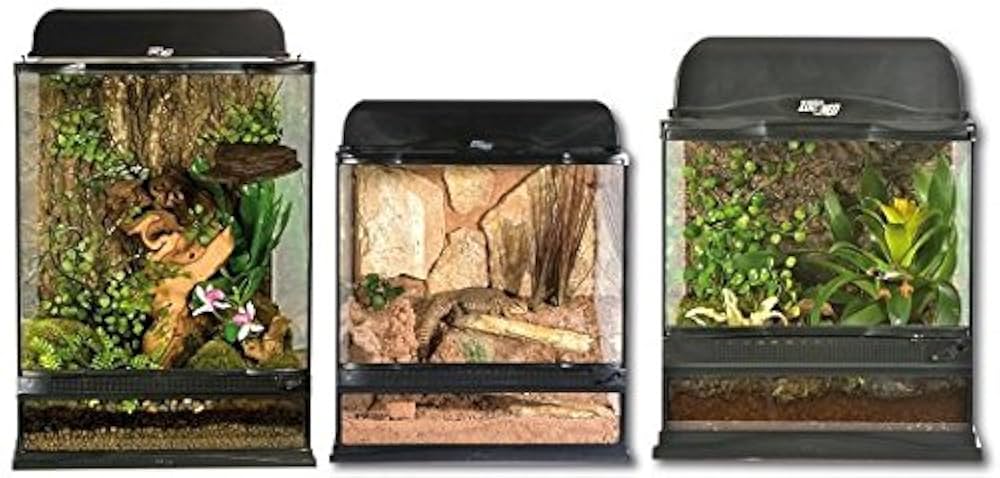 Zoo Med Naturalistic Terrarium - 12" x 12" x 18" - Reptile Glass Tank