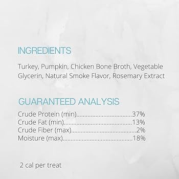 Farmland Traditions Tiny Loves Turkey & Pumpkin with Bone Broth Dog Treats, 6 oz