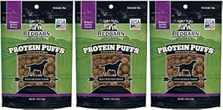 Redbarn Protein Puffs Dog Treats - Peanut Butter Flavor - 1.8oz (51g)