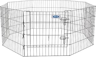 Petmate Exercise Pen with Door - 24x24 Inch, 8 Panel Dog Playpen