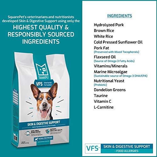 SquarePet VFS Skin & Digestive Support Dry Dog Food 4.4lb