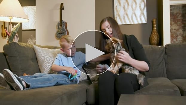 Coastal Pet Li'l Pals Microfiber Dog Collar - Pink with Flower - 3/8" x 6-8"