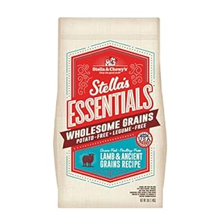 Stella & Chewy's Essentials Lamb & Ancient Grains Recipe Dry Dog Food, 25 lb Bag