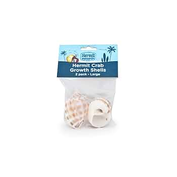 Fluker's Hermit Crab Growth Shells - Large Size, 2 Pack