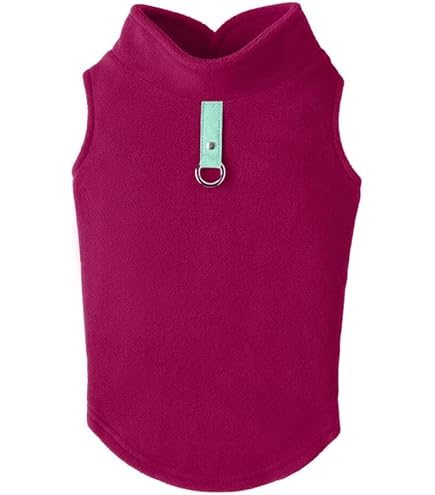 Gooby Half Stretch Fleece Vest Dog Sweater - Honey Mustard