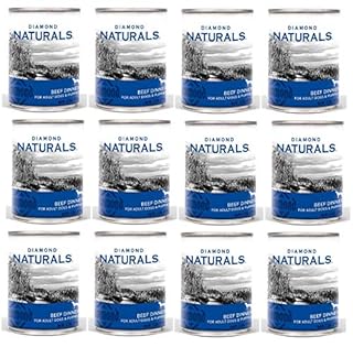 Diamond Naturals Beef Dinner Adult & Puppy Canned Wet Dog Food, 13.2 oz