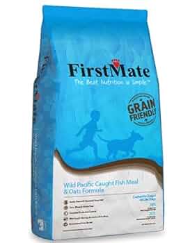 FirstMate Grain Friendly Wild Pacific Caught Fish & Oats Formula Dog Food 25 Lbs