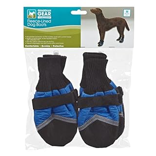 Guardian Gear Fleece-Lined Boots for Dogs, Small, Blue