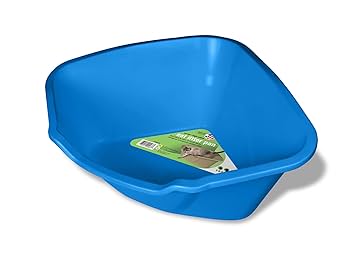 Van Ness High Sides Corner Cat Litter Pan - Large, Blue